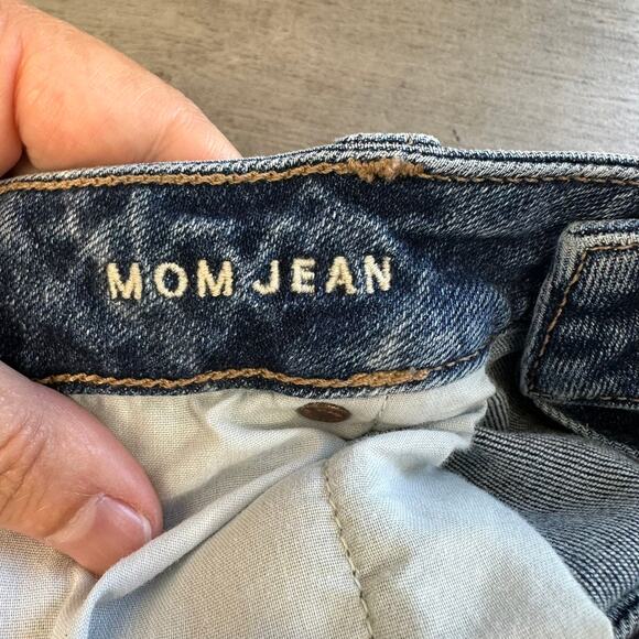 American Eagle Mom Jeans Blue Stretch 12 - Picture 8 of 14